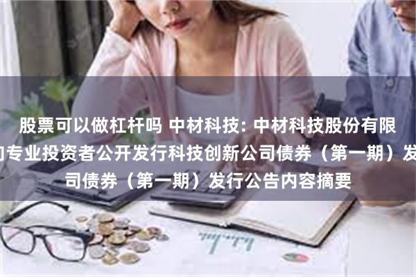 股票可以做杠杆吗 中材科技: 中材科技股份有限公司2024年面向专业投资者公开发行科技创新公司债券（第一期）发行公告内容摘要