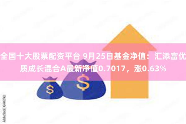 全国十大股票配资平台 9月25日基金净值：汇添富优质成长混合A最新净值0.7017，涨0.63%