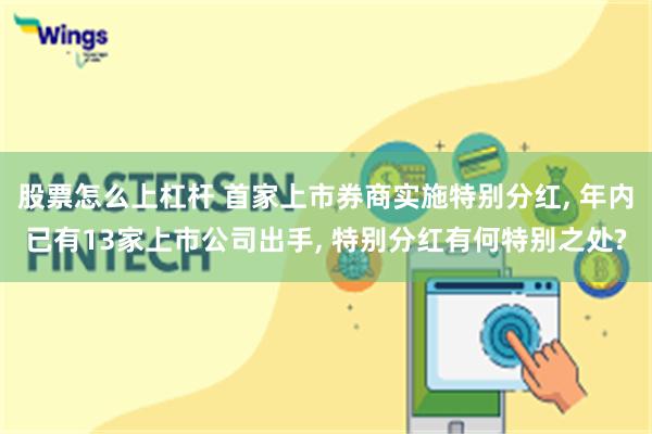 股票怎么上杠杆 首家上市券商实施特别分红, 年内已有13家上市公司出手, 特别分红有何特别之处?