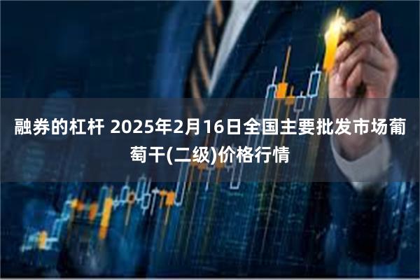 融券的杠杆 2025年2月16日全国主要批发市场葡萄干(二级)价格行情