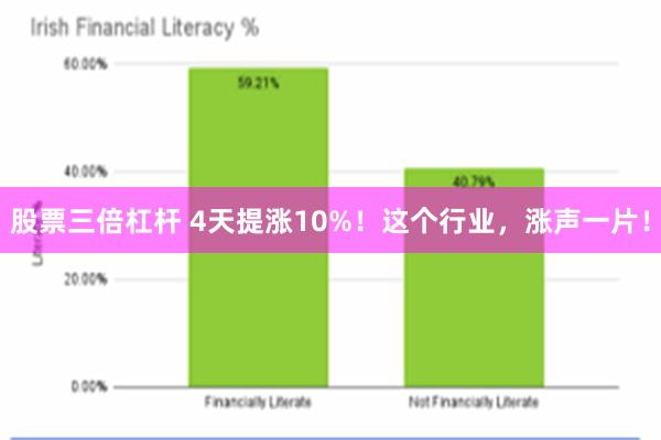 股票三倍杠杆 4天提涨10%！这个行业，涨声一片！